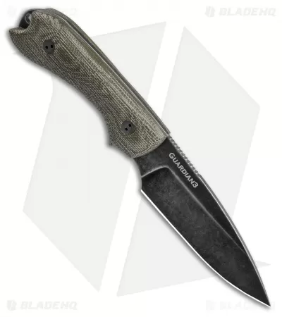 Bradford Knives Guardian3 Fixed Blade 3D OD Green Micarta (Sabre/M390/Black SW) 2 Bradford Knives Guardian3 Fixed Blade 3D OD Green Micarta (Sabre/M390/Black SW) - Image 2