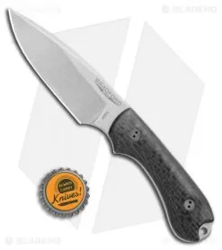Bradford Knives Guardian3 Knife 3D Carbon Fiber (3.5" False Edge/AEB-L/SW) -Knife Shop Bradford Knives Guardian 3 Knife 3D Carbon Fiber False Edge Stonewash BHQ 99467 ns bottlecap