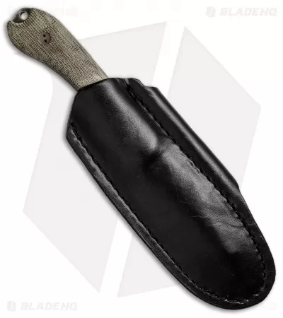 Bradford Knives Guardian3 Fixed Blade 3D Green Micarta (Sheepsfoot/N690/Nimbus) 3 Bradford Knives Guardian3 Fixed Blade 3D Green Micarta (Sheepsfoot/N690/Nimbus) - Image 3