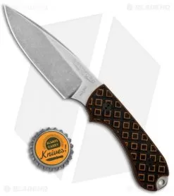 Bradford Knives Guardian3 Knife Tiger Stripe G-10 (3.5" False Edge/N690/SW) -Knife Shop Bradford Knives Guardian 3 Tiger Stripe BRAD3FE006 BHQ 75268 jr bottlecap