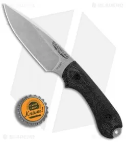 Bradford Knives Guardian3 Knife 3D Black Micarta (3.5" False Edge/M390/SW) -Knife Shop Bradford Knives Guardian3 3D Black Micarta False Edge SW BHQ 85262 er bottlecap
