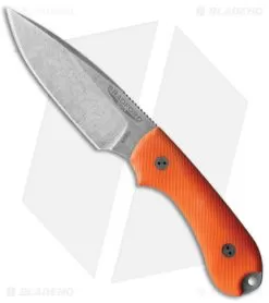 Bradford Knives Guardian3 Fixed Blade Knife 3D Orange G-10 (3.5" SW AEB-L)