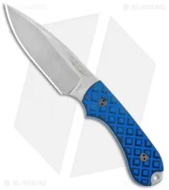 Bradford Knives Guardian3 Fixed Blade Black/Blue G-10 (3.5" False Edge M390 SW)