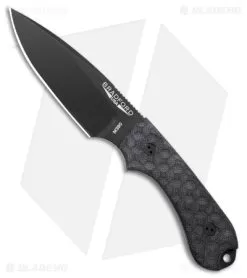 Bradford Knives Guardian3 Knife Black G-10 (3.5" False Edge DLC M390)