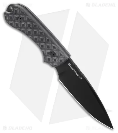 Bradford Knives Guardian3 Knife Black G-10 (3.5" False Edge DLC M390) 2 Bradford Knives Guardian3 Knife Black G-10 (3.5" False Edge DLC M390) - Image 2