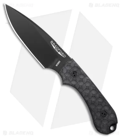 Bradford Knives Guardian3 Knife Black G-10 (3.5" False Edge DLC M390) 1 Bradford Knives Guardian3 Knife Black G-10 (3.5" False Edge DLC M390)