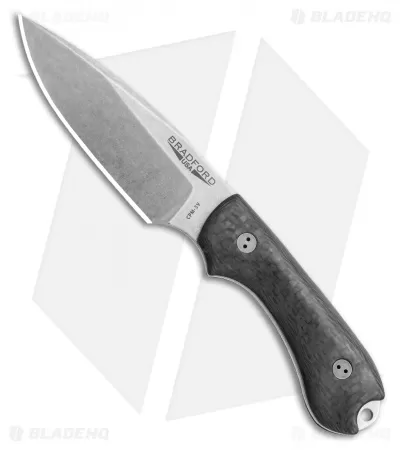 Bradford Knives Guardian3 Fixed Blade 3D Carbon Fiber (3.5" False Edge/3V/SW) 1 Bradford Knives Guardian3 Fixed Blade 3D Carbon Fiber (3.5" False Edge/3V/SW)
