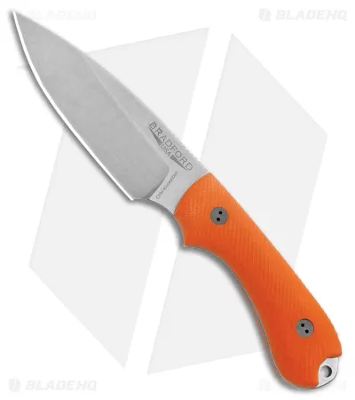 Bradford Knives Guardian3 Fixed Blade Knife Orange G-10 (3.5" SW MagnaCut) 1 Bradford Knives Guardian3 Fixed Blade Knife Orange G-10 (3.5" SW MagnaCut)