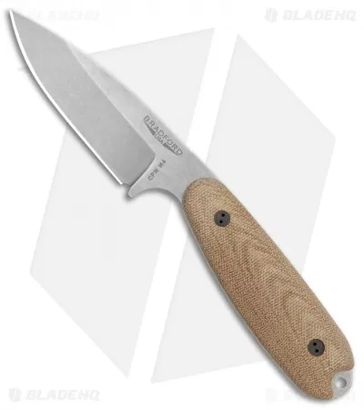 Bradford Knives Guardian3.5 Fixed Blade 3D Natural (3.75" Stonewash M4) 1 Bradford Knives Guardian3.5 Fixed Blade 3D Natural (3.75" Stonewash M4)