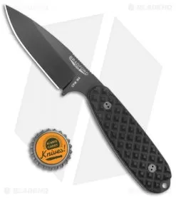 Bradford Knives Guardian3.5 Fixed Blade Black (3.75" DLC M4) -Knife Shop Bradford Knives Guardian3.5 Fixed Blade Black Sabre DLC BHQ 135383 jr bottlecap