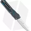 Brian Tighe Custom Small Twist Tighe Dagger OTF Blue Fat CF (2.75" Satin)