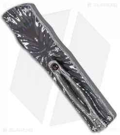 Brian Tighe Custom Small Twist Tighe Dagger OTF Fat CF (2.75" Damasteel) -Knife Shop Brian Tighe Custom Small Twist Tighe Dagger OTF Fat Carbon Damasteel BHQ 115794 jr side