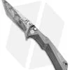 Brian Tighe Custom Tighe Tac Tanto Knife Zirconium (4" Damasteel)