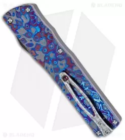 Brian Tighe Custom Twist Tighe Dagger OTF Black/Timascus (3.75" Damacore) 2 9 Brian Tighe Custom Twist Tighe Dagger OTF Black/Timascus (3.75" Damacore) 2 -Knife Shop Brian Tighe Custom Twist Tighe Dagger Black Timascus Damacore BHQ 115803 jr side