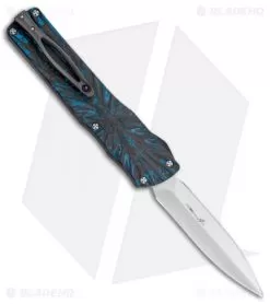 Brian Tighe Custom Twist Tighe Dagger OTF Blue Fat CF (3.75" Satin)