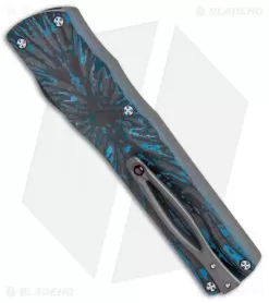 Brian Tighe Custom Twist Tighe Dagger OTF Blue Fat CF (3.75" Satin) 8 Brian Tighe Custom Twist Tighe Dagger OTF Blue Fat CF (3.75" Satin) -Knife Shop Brian Tighe Custom Twist Tighe Dagger Blue Fat Carbon Hand Satin BHQ 115787 jr side