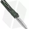 Brian Tighe Custom Twist Tighe Dagger OTF Green Fat CF (3.75" Damasteel)