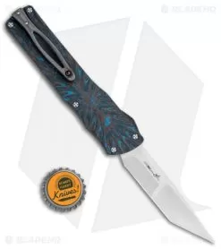 Brian Tighe Custom Twist Tighe Tanto OTF Blue Fat Carbon Fiber (3.75" Satin) -Knife Shop Brian Tighe Custom Twist Tighe Tanto Blue Fat Carbon Hand Satin BHQ 115786 jr bottlecap