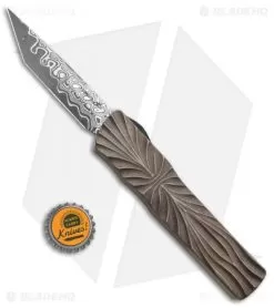 Brian Tighe Custom Twist Tighe Tanto D/A OTF Automatic Knife (3.6" Damacore) 7 Brian Tighe Custom Twist Tighe Tanto D/A OTF Automatic Knife (3.6" Damacore) -Knife Shop Brian Tighe Custom Twist Tighe Tanto DA OTF Auto Damacore BHQ 94373 jr bottlecap