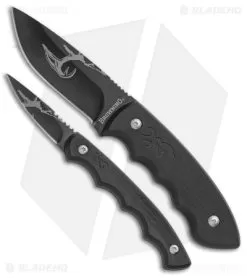 Browning Primal Combo Fixed Blade Knife Set (3.75" Black)