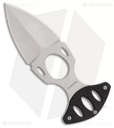 Browning Lady Luck Push Dagger Fixed Blade Knife Black (4.5" Satin) 320187BL 1 Browning Lady Luck Push Dagger Fixed Blade Knife Black (4.5" Satin) 320187BL
