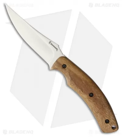 Browning Rosewood Fixed Blade Knife (3.5" Mirror) BR0180 1 Browning Rosewood Fixed Blade Knife (3.5" Mirror) BR0180
