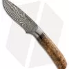 Browning Storm Front Big Belly Skinner Fixed Blade Knife Wood (3.5" Damascus)