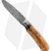 Browning Storm Front Fixed Blade Knife Black Ash (3.5" Damascus) 322219