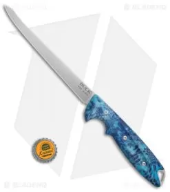 Buck Knives Buck 035 Abyss Fillet Knife Kryptek Pontus (6.5" Satin) -Knife Shop Buck 035 Abyss Fillet knife kryptek pontus satin BHQ 51747 er size