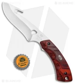 Buck Knives Buck 536 Open Season Guthook Fixed Blade Knife Red Wood (4.5" Satin) 0536RWG -Knife Shop Buck 536 Open Season Guthook Red Wood Satin 0536RWG BHQ 79548 jr bottlecap