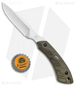 Buck Knives Buck 543 Open Season Caping Knife Fixed Blade OD Green Micarta (3.5" Satin) -Knife Shop Buck 543 Open Season Caping OD Green Micarta Satin 0543ODS BHQ 79556 jr bottlecap