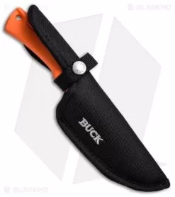 Buck Knives Buck BuckLite MAX Large Fixed Blade Knife Orange (4" Satin) 0679ORS -Knife Shop Buck BuckLite MAX Orange Large BU679ORS BHQ 41398 jr sheath