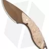 Buck Knives Buck Mini Alpha Hunter Fixed Blade Knife (2.5" Bronze) 0196BWSLE