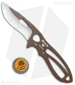 Buck Knives Buck PakLite Large Skinner Fixed Blade Knife Brown (3.5" Satin) 0141BRS -Knife Shop Buck PackLite Large skinner Brown Satin 0141BRS BHQ 106682 jr bottlecap