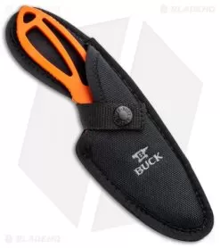 Buck Knives Buck PakLite Skinner Fixed Blade Knife Orange (3.5" Satin) 0141ORS1 -Knife Shop Buck PakLite Skinner Orange Satin 0141ORS1 BHQ 106685 jr sheath