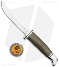 Buck Knives Buck Woodsman Pro Fixed Blade Knife Green Micarta (4" Satin) 7 Buck Knives Buck Woodsman Pro Fixed Blade Knife Green Micarta (4" Satin) -Knife Shop Buck Woodsman Pro Green Micarta Satin 0102GRS1 BHQ 120374 jr bottlecap