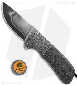 Burr Oak Knives Coffin Nail 3.0 Flipper Knife Zombie Mosaic/LSCF (3.6" San Mai) 7 Burr Oak Knives Coffin Nail 3.0 Flipper Knife Zombie Mosaic/LSCF (3.6" San Mai) -Knife Shop Burr Oak Knives Coffin nail 3 zombie moasic LSCF san mai BHQ 71612 er size