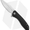 CIVIVI Baklash Flipper Liner Lock Knife Black G-10 (3.5" Satin) C801C