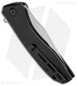 CIVIVI Baklash Flipper Liner Lock Knife Ebony Wood (3.5" Satin) C801E 6 CIVIVI Baklash Flipper Liner Lock Knife Ebony Wood (3.5" Satin) C801E -Knife Shop CIVIVI Baklash Flipper LL Ebony Wood Satin C801E BHQ 99574 jr side