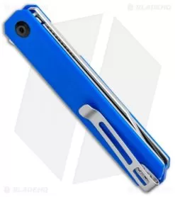 CIVIVI Chronic Liner Lock Knife Blue G-10 (3.22" Satin) -Knife Shop CIVIVI Chronic LL Blue G 10 Satin C917B BHQ 105674 jr side