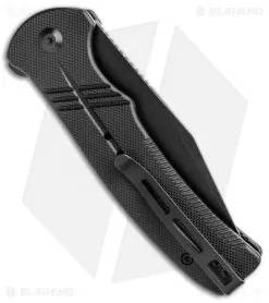 CIVIVI Cogent Button Lock Flipper Knife Black G-10 (3.5" Black Serr) C20038E-1 6 CIVIVI Cogent Button Lock Flipper Knife Black G-10 (3.5" Black Serr) C20038E-1 -Knife Shop CIVIVI Cogent Button Lock Fipper Black G 10 Black Serr C20038E 1 BHQ 137747 jr side