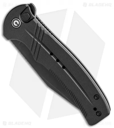 CIVIVI Cogent Button Lock Flipper Knife Black G-10 (3.5" Black Serr) C20038E-1 2 CIVIVI Cogent Button Lock Flipper Knife Black G-10 (3.5" Black Serr) C20038E-1 - Image 2
