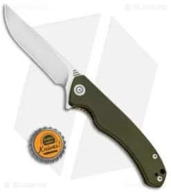 CIVIVI Courser Flipper Liner Lock Knife OD Green G-10 (3.4" Satin) C804A 8 CIVIVI Courser Flipper Liner Lock Knife OD Green G-10 (3.4" Satin) C804A -Knife Shop CIVIVI Courser Flipper LL OD Green G 10 Satin BHQ 89923 jr bottlecap