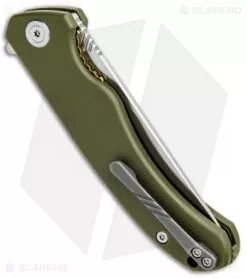 CIVIVI Courser Flipper Liner Lock Knife OD Green G-10 (3.4" Satin) C804A 7 CIVIVI Courser Flipper Liner Lock Knife OD Green G-10 (3.4" Satin) C804A -Knife Shop CIVIVI Courser Flipper LL OD Green G 10 Satin BHQ 89923 jr side