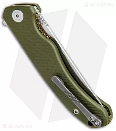 CIVIVI Courser Flipper Liner Lock Knife OD Green G-10 (3.4" Satin) C804A 3 CIVIVI Courser Flipper Liner Lock Knife OD Green G-10 (3.4" Satin) C804A - Image 3
