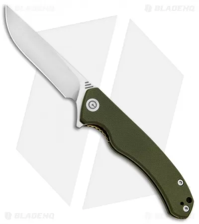 CIVIVI Courser Flipper Liner Lock Knife OD Green G-10 (3.4" Satin) C804A 1 CIVIVI Courser Flipper Liner Lock Knife OD Green G-10 (3.4" Satin) C804A