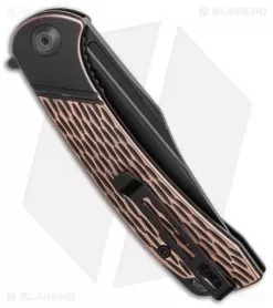 CIVIVI Dogma Liner Lock Knife Copper (3.5" Black Stonewash) -Knife Shop CIVIVI Dogma Liner Lock Knife Copper 3.5 Black Stonewash C2014B BHQ 115982 LS Side