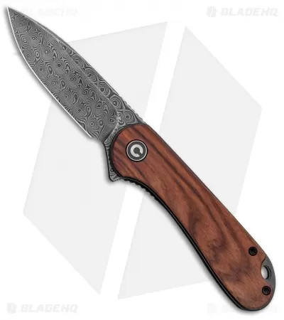 CIVIVI Elementum Liner Lock Knife Cuibourtia Wood (2.9" Damascus) C907DS-2 1 CIVIVI Elementum Liner Lock Knife Cuibourtia Wood (2.9" Damascus) C907DS-2