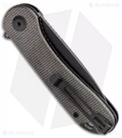 CIVIVI Elementum Liner Lock Knife Dark Green Micarta (2.9" Black) 6 CIVIVI Elementum Liner Lock Knife Dark Green Micarta (2.9" Black) -Knife Shop CIVIVI Elementum LL Dark Green Micarta Black BHQ 137748 jr side