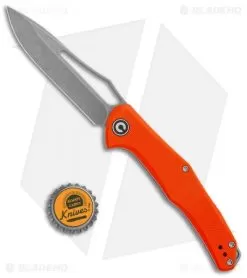 CIVIVI Fracture Drop Point Slip Joint Knife Orange G-10 (3.5" BB/SW) C2009C -Knife Shop CIVIVI Fracture SJ Orange G 10 SW DP C2009C BHQ 114172 jr bottlecap